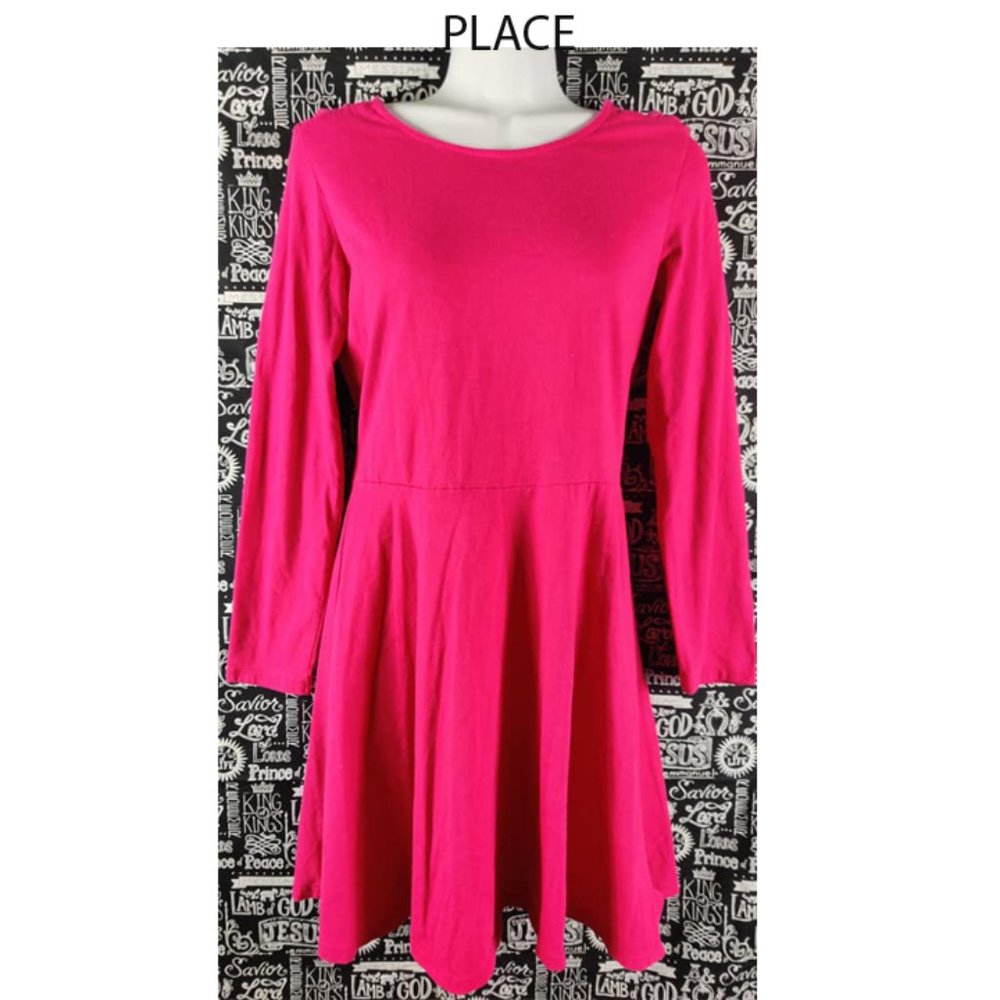 Children's Place Long Sleeve Dress Sz XXL (16)
